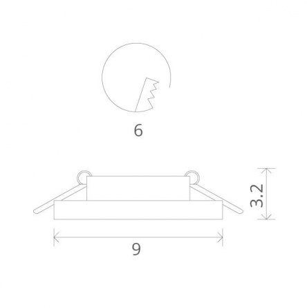 Точечный светильник Wagner A5222PL-1CC фото 2
