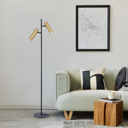 Торшер Barre 01087/2 латунь фото 2