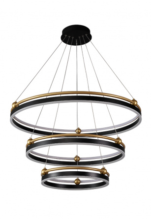 Люстра Crystal Lux FERNANDO SP123W LED  BLACK/GOLD фото 15