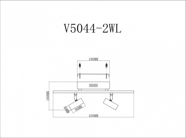Спот Right V5044-2WL фото 2