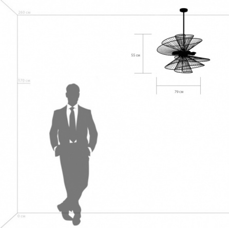 Потолочная люстра Zeta 728183 фото 2