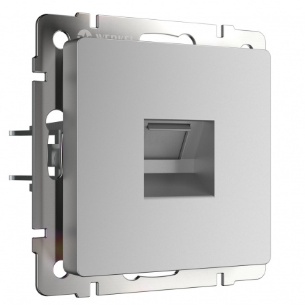 Розетка Встраиваемые механизмы серебряные W1182006 фото 1
