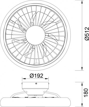 Потолочная люстра Turbo 8231 фото 3