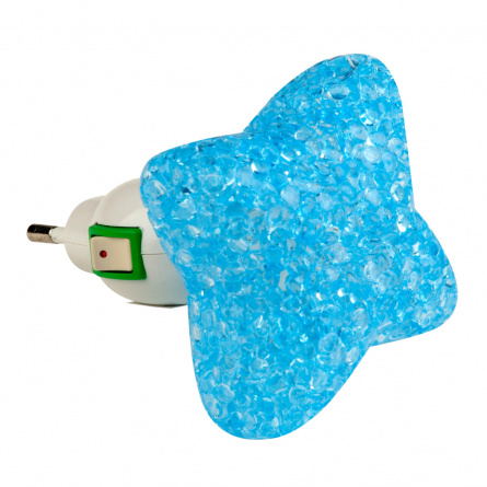 Ночник  DTL-309-Звездочка/BLUE/1LED/0,1W фото 1