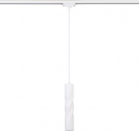 Трековый светильник Scroll 50162/1 LED белый фото 1