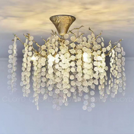 Люстра Cloyd HAOMA C8 / выс. 50 см - латунь (арт.11109) фото 1