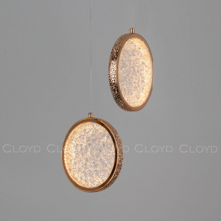 Подвесные светильники Cloyd RINGONE-A P1 / Ø20 см - золото (арт.11147) фото 3