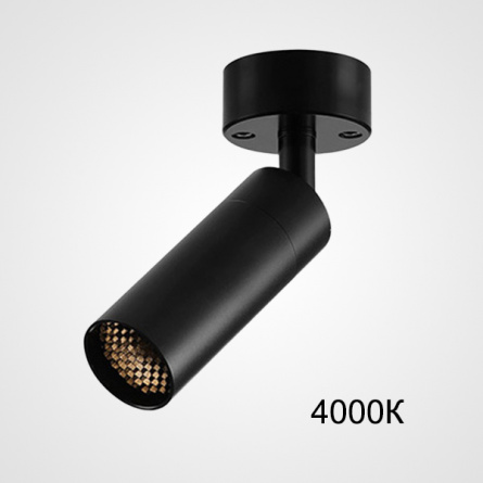 Потолочный светильник с изменениямым углом света Zoom Bell B Black 4000К фото 1