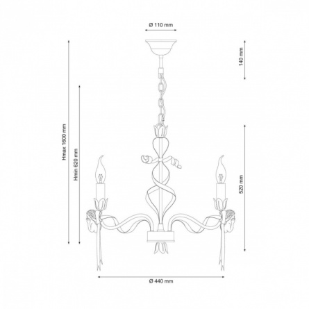 Подвесная люстра Angelo ANGELO 147.5 Ivory фото 3