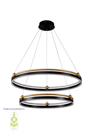 Люстра Crystal Lux FERNANDO SP123W LED  BLACK/GOLD фото 6