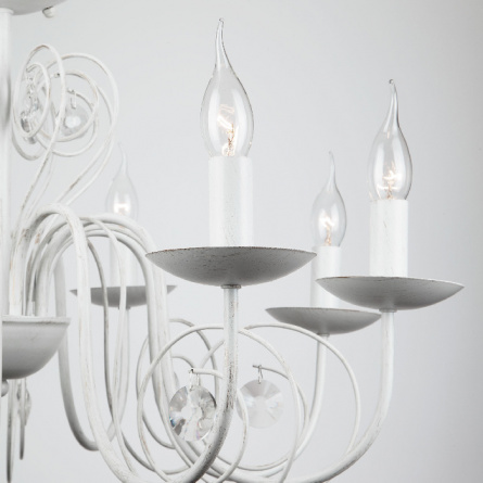 Подвесная люстра Tomas 60018/8 белый с золотом фото 3