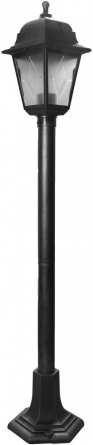 Наземный фонарь  UUL-A01T 60W/E27 IP44 BLACK SILVER фото 1