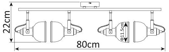 Спот Martin A5215PL-4AB фото 2