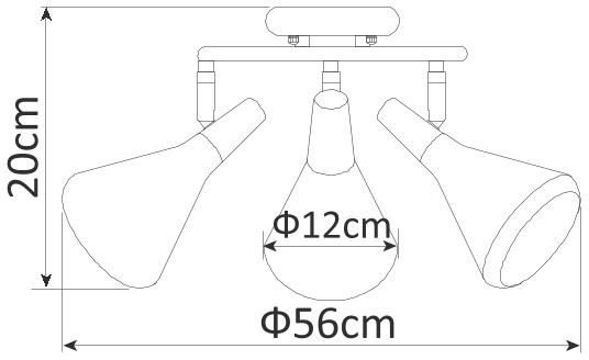Спот Ciclone A9155PL-3WH фото 2