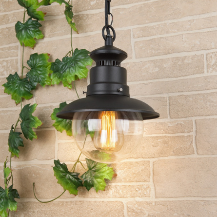 Уличный светильник подвесной Talli черный GL 3002H фото 1