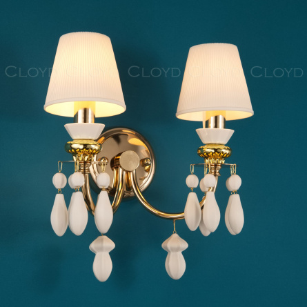 Бра Cloyd LOTTIE-B W2 - белая керамика (арт.20337) фото 4