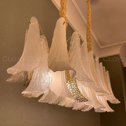 Люстра Cloyd WASABI C8 / L111 см - керамика - золото (арт.11328) фото 2