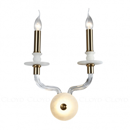 Бра Cloyd SHERINGTON-B W3 / выс. 45 см - латунь (арт.20362) фото 1