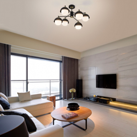 Потолочная люстра Nocciola 70106/6 черный фото 2