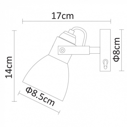 Спот Tulip A9582AP-1AB фото 2