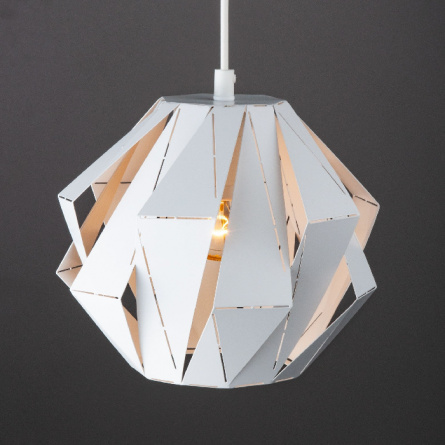 Подвесной светильник Moire 50137/1 белый фото 2