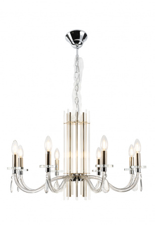 Бра Crystal Lux AURELIO AP2 GOLD+CHROME/TRANSPARENT фото 8