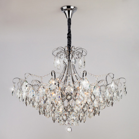 Подвесная люстра Crystal 10080/12 хром фото 1