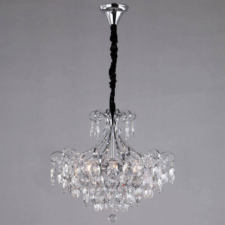 Подвесная люстра Crystal 10080/6 хром фото 1