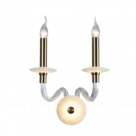 Бра Cloyd SHERINGTON-B W3 / выс. 38 см - латунь (арт.20358) фото 1