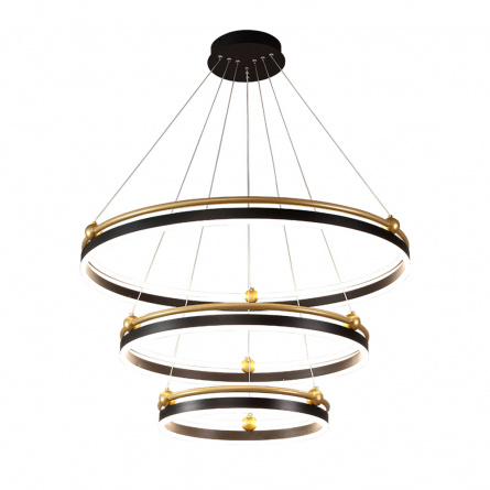 Люстра Crystal Lux FERNANDO SP123W LED  BLACK/GOLD фото 12