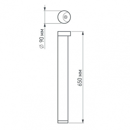 Наземный светильник ROUND 90 020349 фото 2
