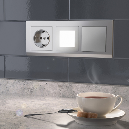 Подсветка для лестниц и ступеней Встраиваемые механизмы серебряные W1154306 фото 2