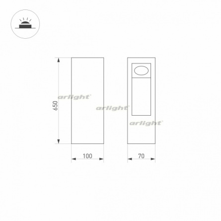 Наземный светильник MARK 029965 фото 2