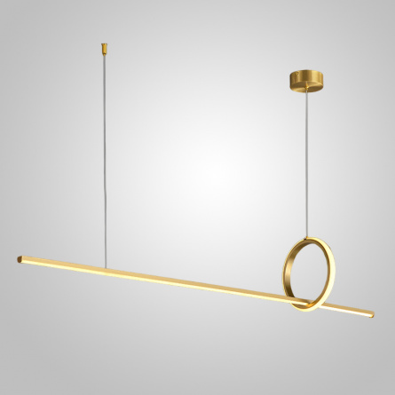 Подвесной светильник MOFFIT B LONG L90 Brass фото 1