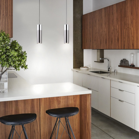 Подвесной светильник Double Topper 50135/1 LED хром / черный жемчуг фото 2