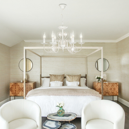 Подвесная люстра Tomas 60018/6 белый с золотом фото 2