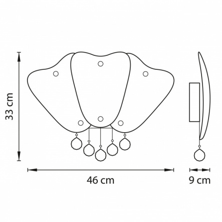 Настенный светильник LOBO 804640 фото 2