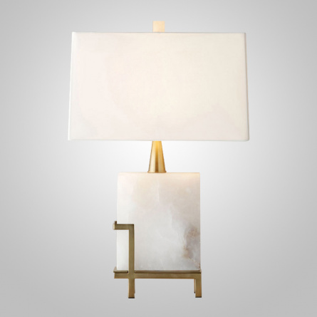 Настольная лампа Art-Deco White marble Lamp фото 1