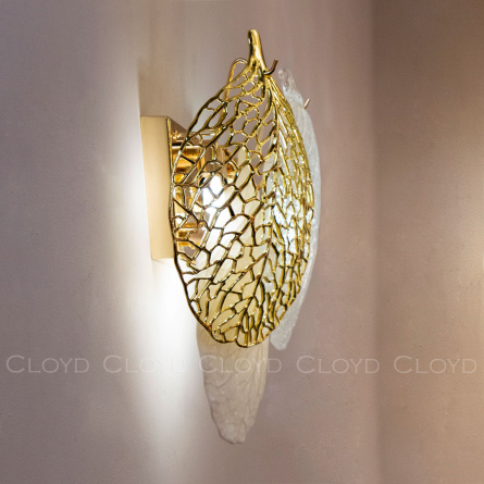 Бра Cloyd RUSKEALA W3 / выс. 31 см - золото фото 2