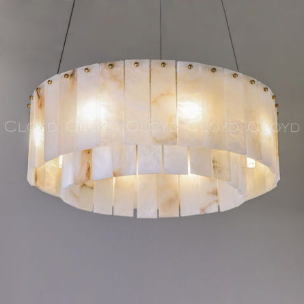 Люстра Cloyd HERCULANUM-A C8 / Ø60 см - алебастр - латунь (арт.11155) фото 3