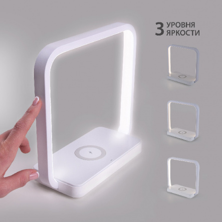 Интерьерная настольная лампа Frame 80502/1 белый фото 4