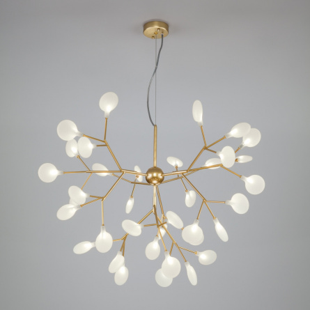 Подвесная люстра Foglia 342 золото / белый фото 1