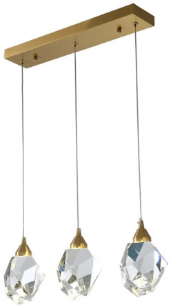 Подвесной светильник Crystal rock II 9701P/3L brass фото 1