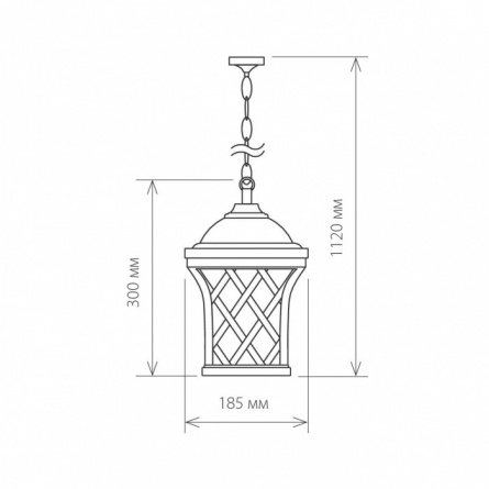 Уличный светильник подвесной Cassiopeya Cassiopeya H фото 2