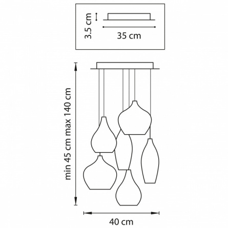 Подвесной светильник Pentola 803063 фото 2