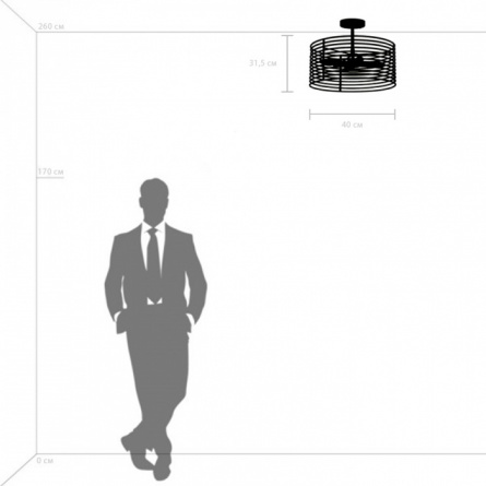 Потолочная люстра Zeta 728043 фото 2