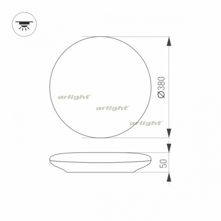 Потолочный светильник FRISBEE 030112 фото 3