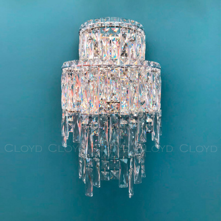 Бра Cloyd ANTREA W2 / выс. 48 см - хром (арт.20340) фото 1