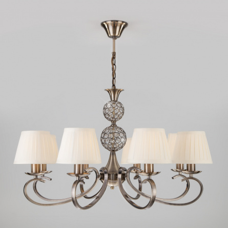 Подвесная люстра Tessa 60089/8 античная бронза фото 1