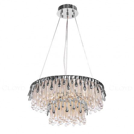 Люстра Cloyd CAPULETTI C12 / Ø60 см - хром (арт.11297) фото 1